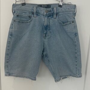 Hollister Faded Blue Denim Shorts
